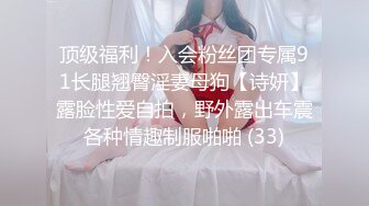 顶级福利！入会粉丝团专属91长腿翘臀淫妻母狗【诗妍】露脸性爱自拍，野外露出车震各种情趣制服啪啪 (33)