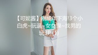 【可妮酱】刚成年下海!3个小白虎~玩逼~女女操~找男的玩3P (1)