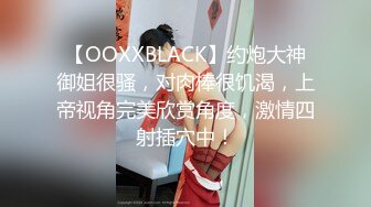 【OOXXBLACK】约炮大神御姐很骚，对肉棒很饥渴，上帝视角完美欣赏角度，激情四射插穴中！