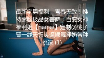 最新宅男福利！青春无敌！推特露脸极品女菩萨，百变女神福利姬【nainai】定制②桃子臀一线天馒头逼裸舞摇奶各种挑逗 (1)